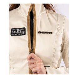 Icon Tuscadero 3 Korumalı Kadın Motosiklet Montu Beyaz - 3