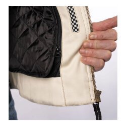 Icon Tuscadero 3 Korumalı Kadın Motosiklet Montu Beyaz - 5