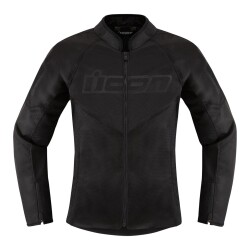 Icon Womens Hooligan CE Korumalı Kadın Motosiklet Montu Siyah - 1