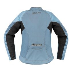 GARAJJ Icon Womens Overlord 3 Korumalı Kadın Motosiklet Montu Siyah / Mavi - 2