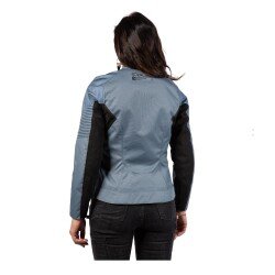 GARAJJ Icon Womens Overlord 3 Korumalı Kadın Motosiklet Montu Siyah / Mavi - 4