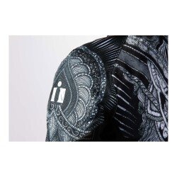 GARAJJ Icon Womens Overlord 3 Noble Korumalı Kadın Motosiklet Montu Siyah / Gri - 5
