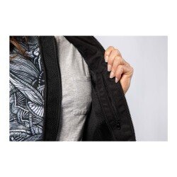 GARAJJ Icon Womens Overlord 3 Noble Korumalı Kadın Motosiklet Montu Siyah / Gri - 7