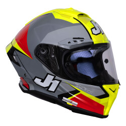 Just1 J-GPR F Cariscasulo Replika Kapalı Motosiklet Kaskı Siyah / Kırmızı / Beyaz - 2