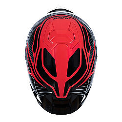 Just1 J-STR Tactical Kapalı Motosiklet Kaskı Kırmızı / Gümüş - 6