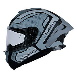 Just1 J-STR Union Kapalı Motosiklet Kaskı Mat Siyah / Gri - 5