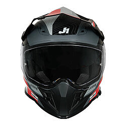 Just1 J34 Pro Globe Kapalı Motosiklet Kaskı Kırmızı / Siyah - 3