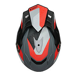 Just1 J34 Pro Globe Kapalı Motosiklet Kaskı Kırmızı / Siyah - 5