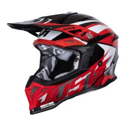 Just1 J39 Revo Off-Road Kaskı Kırmızı / Siyah 