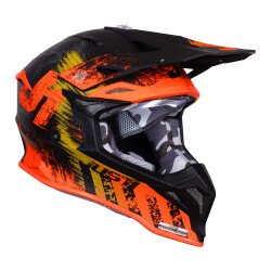 Just1 J39 Storm Off-Road Kaskı Siyah / Oranj - 2