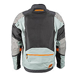 Klim Baja Korumalı Motosiklet Montu Gri / Siyah / Oranj - 4