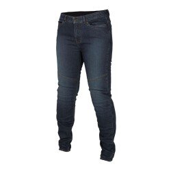 GARAJJ Klim Betty Tapered Stretch Denim Korumalı Kadın Motosiklet Pantolonu Mavi - 1