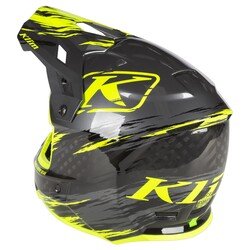 Klim F3 Carbon Pro Cross Motosiklet Kaskı Siyah / Sarı - 8