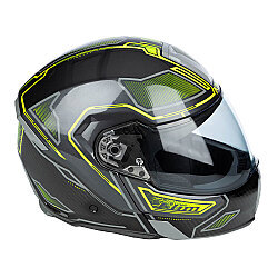 Klim GT-1 Expedition Çene Açılır Motosiklet Kaskı Asfalt / Sarı - 4