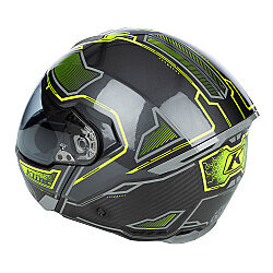 Klim GT-1 Expedition Çene Açılır Motosiklet Kaskı Asfalt / Sarı - 8