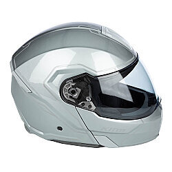 Klim GT-1 Expedition Çene Açılır Motosiklet Kaskı Gümüş - 4