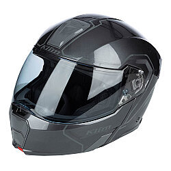 Klim GT-1 Expedition Çene Açılır Motosiklet Kaskı Metalik Siyah - Klim