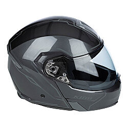 Klim GT-1 Expedition Çene Açılır Motosiklet Kaskı Metalik Siyah - 4