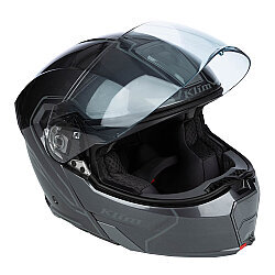 Klim GT-1 Expedition Çene Açılır Motosiklet Kaskı Metalik Siyah - 9
