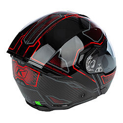 Klim GT-1 Expedition Çene Açılır Motosiklet Kaskı Siyah / Kırmızı - Klim (1)