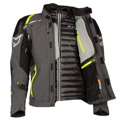 Klim Kodiak Korumalı Motosiklet Montu Koyu Gri - 10