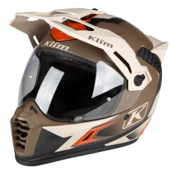 Klim Krios Pro Carbon Adv Rally Motosiklet Kaskı Kahverengi / Bej - 1