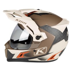 Klim Krios Pro Carbon Adv Rally Motosiklet Kaskı Kahverengi / Bej - 3
