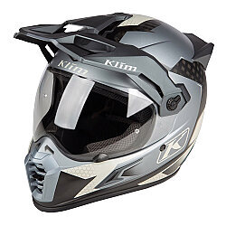 Klim Krios Pro Carbon Charger Adv Rally Motosiklet Kaskı Gri 