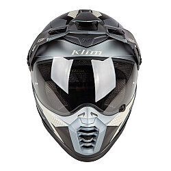 Klim Krios Pro Carbon Charger Adv Rally Motosiklet Kaskı Gri - 5