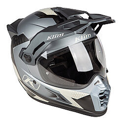 Klim Krios Pro Carbon Charger Adv Rally Motosiklet Kaskı Gri - 7