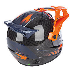Klim Krios Pro Carbon Echo Adv Rally Motosiklet Kaskı Siyah / Oranj - Klim (1)