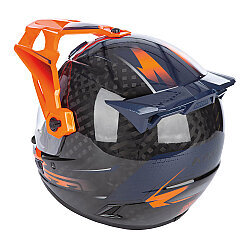 Klim Krios Pro Carbon Echo Adv Rally Motosiklet Kaskı Siyah / Oranj - 8