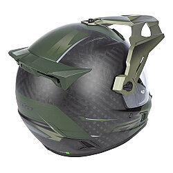 Klim Krios Pro Carbon Echo Adv Rally Motosiklet Kaskı Siyah / Yeşil - Klim (1)