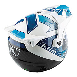 Klim Krios Pro Carbon Spectrum Adv Rally Motosiklet Kaskı Beyaz / Mavi - Klim (1)