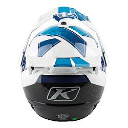 Klim Krios Pro Carbon Spectrum Adv Rally Motosiklet Kaskı Beyaz / Mavi - 6