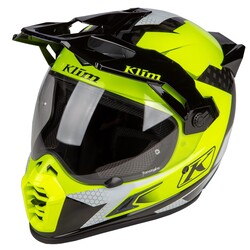 Klim Krios Pro Carbon Adv Charger Motosiklet Kaskı Siyah / Sarı - Klim