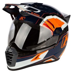 Klim Krios Pro Carbon Adv Rally Motosiklet Kaskı Oranj - Klim