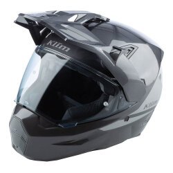 Klim X1 Alpha Carbon Korumalı ADV Motosiklet Kaskı Metalik Gri / Gri - Klim