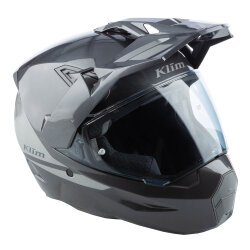 Klim X1 Alpha Carbon Korumalı ADV Motosiklet Kaskı Metalik Gri / Gri - 7