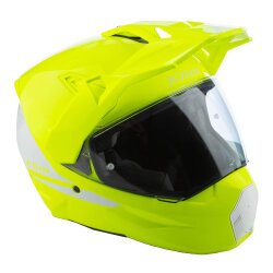 Klim X1 Alpha Carbon Korumalı ADV Motosiklet Kaskı Sarı / Beyaz - 7