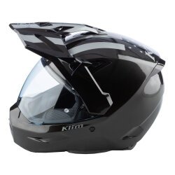 Klim X1 Alpha Carbon Patroit Korumalı ADV Motosiklet Kaskı Metalik Siyah - 3