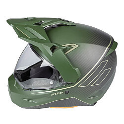 Klim X1 Alpha Carbon Quanta ADV Motosiklet Kaskı Siyah / Yeşil - 3