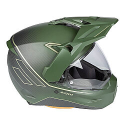 Klim X1 Alpha Carbon Quanta ADV Motosiklet Kaskı Siyah / Yeşil - 4