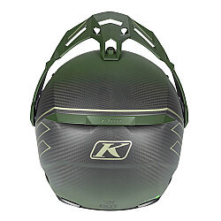 Klim X1 Alpha Carbon Quanta ADV Motosiklet Kaskı Siyah / Yeşil - 6
