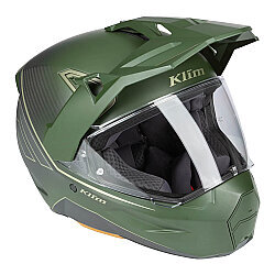 Klim X1 Alpha Carbon Quanta ADV Motosiklet Kaskı Siyah / Yeşil - 7