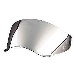 Klim X1 Alpha Kask İçin +IR HD Ayna Vizör Gümüş - Klim