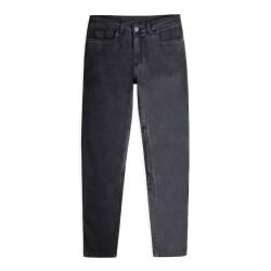 Knox Colton Slim Korumalı Denim Motosiklet Pantolonu (Kısa Bacak) Koyu Gri - 1