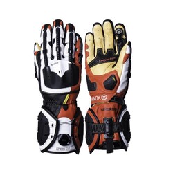 Knox Handroid (MK4) Korumalı Deri Motosiklet Eldiveni Kırmızı / Beyaz - 2