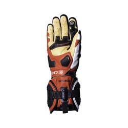 Knox Handroid (MK4) Korumalı Deri Motosiklet Eldiveni Kırmızı / Beyaz - 3