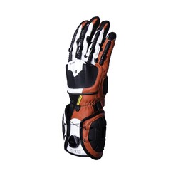 Knox Handroid (MK4) Korumalı Deri Motosiklet Eldiveni Kırmızı / Beyaz - 5